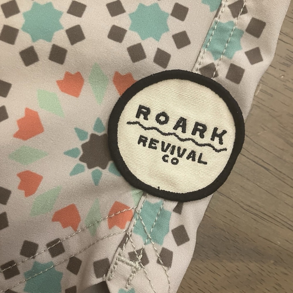 Roark Multicolor Patterned Swim Board Shorts - Picture 7 of 10
